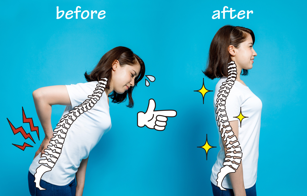 姿勢のbefore-after